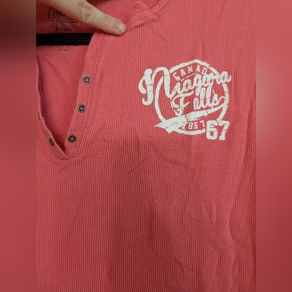 Pink Niagara Falls Short Sleeve Top XL (T05) - Picture 2 of 6